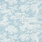 T13303 JAPANESE GARDEN Spa Blue Thibaut Wallpaper