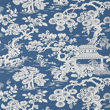 T13306 JAPANESE GARDEN Wedgewood Thibaut Wallpaper