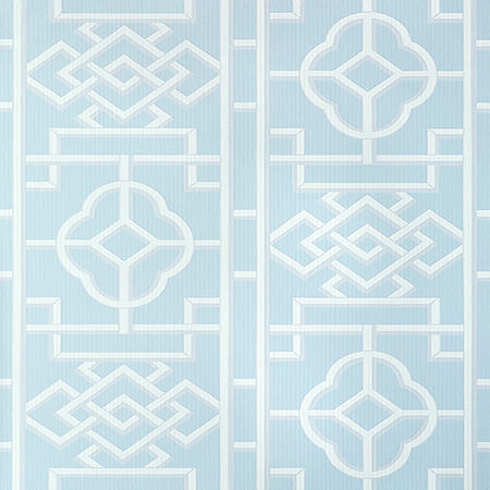 T13311 GATEWAY Spa Blue Thibaut Wallpaper