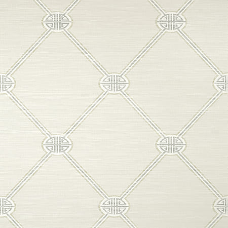 T13349 TURNBERRY TRELLIS Neutral Thibaut Wallpaper