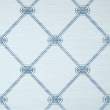 T13350 TURNBERRY TRELLIS Spa Blue Thibaut Wallpaper