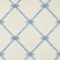 T13351 TURNBERRY TRELLIS Beige And Blue Thibaut Wallpaper