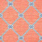 T13353 TURNBERRY TRELLIS Coral Thibaut Wallpaper