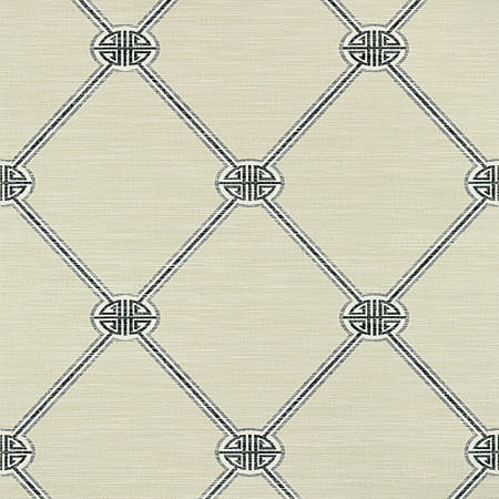 T13355 TURNBERRY TRELLIS Charcoal Thibaut Wallpaper