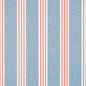 T13362 CANVAS STRIPE Blue And Coral Thibaut Wallpaper