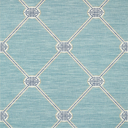 T13391 TURNBERRY TRELLIS Mineral Thibaut Wallpaper