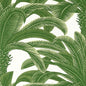 T13907 QUEEN PALM Green Thibaut Wallpaper