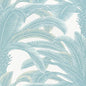 T13909 QUEEN PALM Spa Blue Thibaut Wallpaper