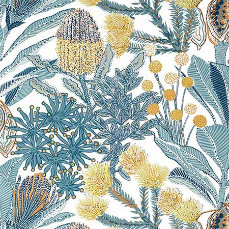 T13922 PROTEA Blue Thibaut Wallpaper