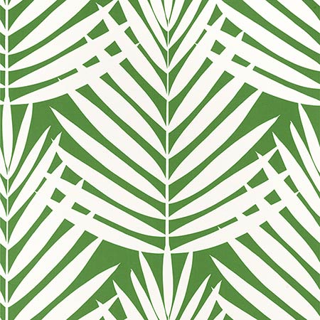 T13933 CROATIA Green Thibaut Wallpaper