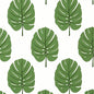 T13952 MONSTERA Green Thibaut Wallpaper
