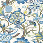 T14300 WINDSOR Blue And Yellow Thibaut Wallpaper