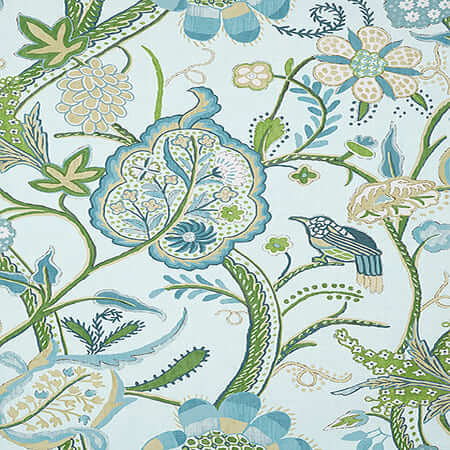 T14304 WINDSOR Spa Blue Thibaut Wallpaper