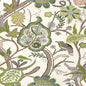 T14306 WINDSOR Brown And Green Thibaut Wallpaper