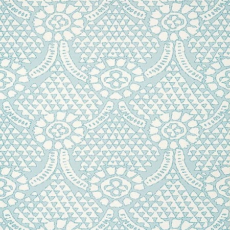 T14320 CHAMOMILE Spa Blue Thibaut Wallpaper