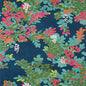 T14331 CENTRAL PARK Navy And Pink Thibaut Wallpaper