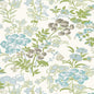T14339 SPRING GARDEN Spa Blue Thibaut Wallpaper