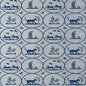 T14348 DOOLEY Navy Thibaut Wallpaper