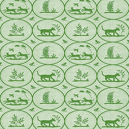 T14351 DOOLEY Green Thibaut Wallpaper