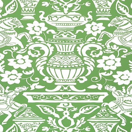 T14359 GALWAY Green Thibaut Wallpaper