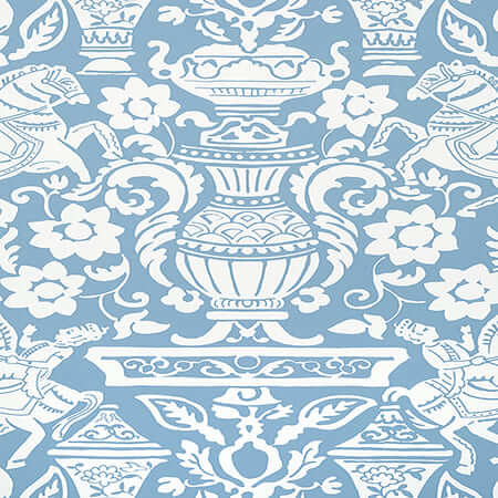 T14361 GALWAY Blue Thibaut Wallpaper