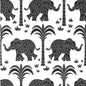 T16202 ELEPHANT Black Thibaut Wallpaper