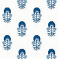 T16217 TYBEE BUD Blue And White Thibaut Wallpaper