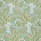 T2922 DESMOND Aqua And Green Thibaut Wallpaper