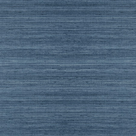 T341 WILD SILK Navy Thibaut Wallpaper