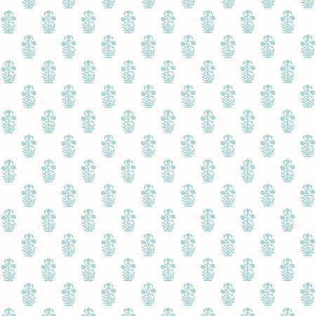 T36401 CORWIN Seaglass On White Thibaut Wallpaper