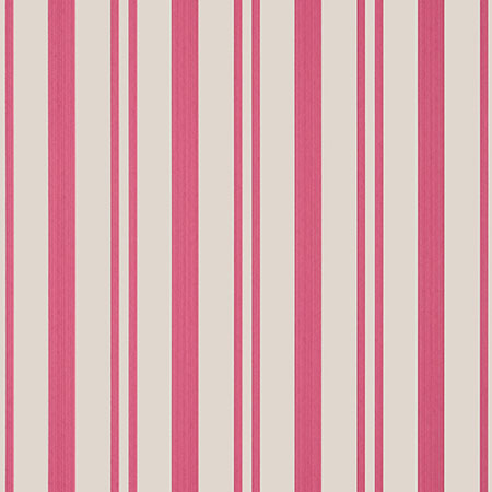 T36460 MAGGIE STRIPE Raspberry Thibaut Wallpaper