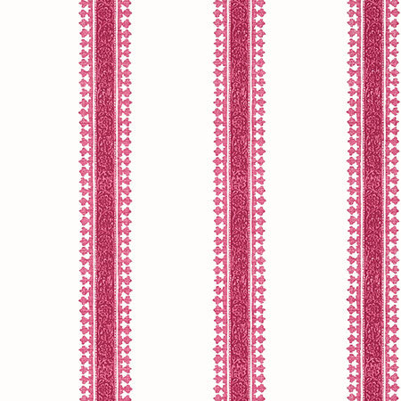 T36469 CAMBRIDGE STRIPE Raspberry Thibaut Wallpaper