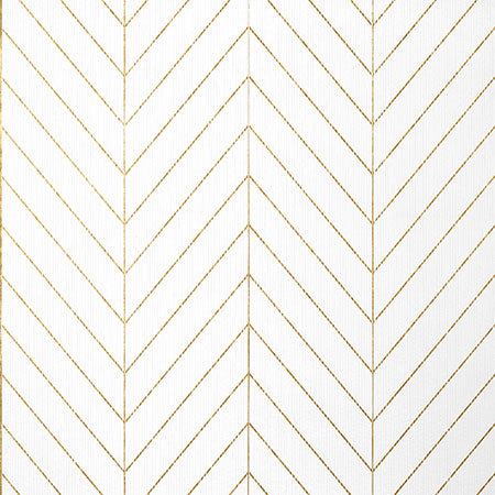 T41005 LAND BRIDGE White And Metallic Gold Thibaut Wallpaper