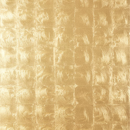 T41011 METAL LEAF Metallic Gold Thibaut Wallpaper