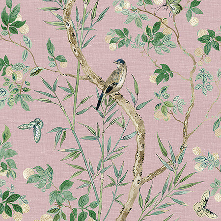 T42011 CLAIRE Lavender Thibaut Wallpaper