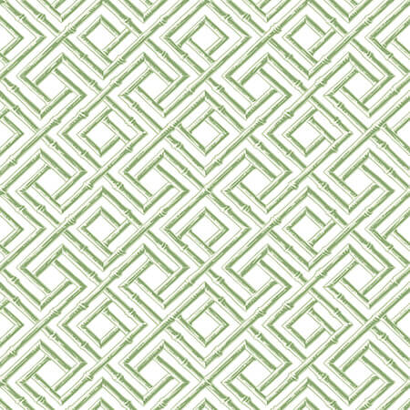 T42049 FRENCH LATTICE Green Thibaut Wallpaper