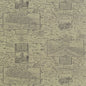T6011 LONDON MAP Linen Thibaut Wallpaper