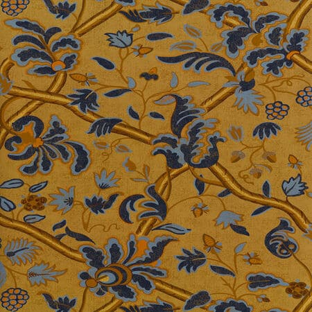 T6033 DENMARK Navy And Camel Thibaut Wallpaper