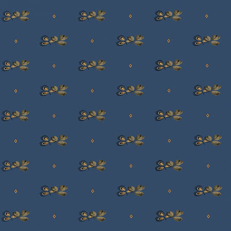 T6051 BARTRAM Navy Thibaut Wallpaper