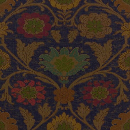 T6054 BUCCINI Navy Thibaut Wallpaper
