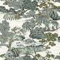 T75463 ASIAN SCENIC Grey Thibaut Wallpaper