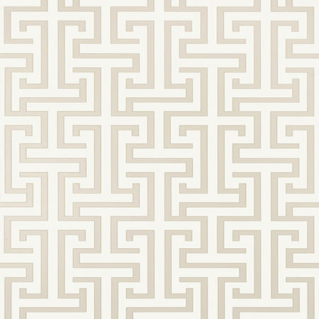 T75492 MING TRAIL Beige Thibaut Wallpaper