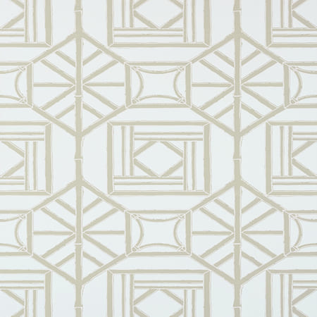 T75519 SHOJI PANEL Aqua Thibaut Wallpaper
