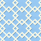 302794WW TODD Blue On White Quadrille Wallpaper