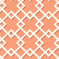 302793W TODD Salmon On Almost White Quadrille Wallpaper