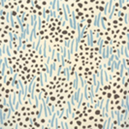 3030-04WP TRILBY New Blue Brown Quadrille Wallpaper