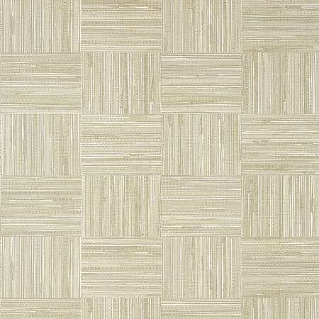 TWW14590 BAYSHORE BASKET WIDE WIDTH Taupe Thibaut Wallpaper