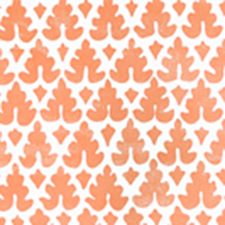 304041WP VOLPI Orange Quadrille Wallpaper