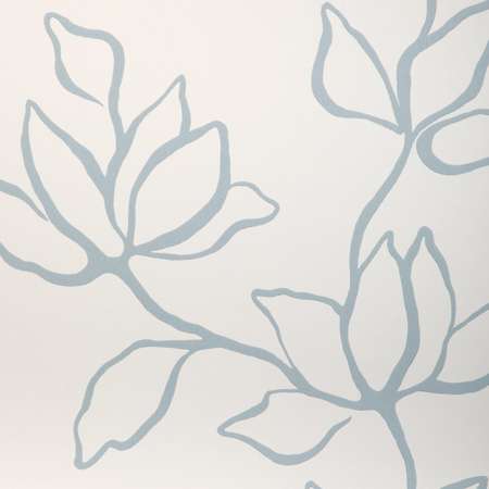 W3886-51 FLORAL SKETCH WP Chambray Kravet Wallpaper