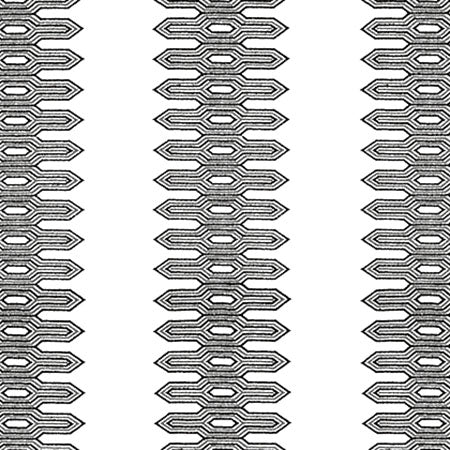 W720809 NOLA STRIPE EMBROIDERY Black Thibaut Fabric